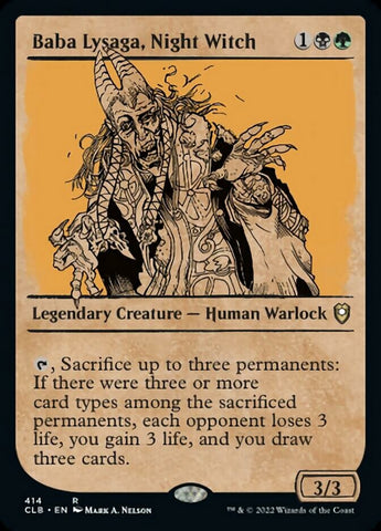 Baba Lysaga, Night Witch (Showcase) [Commander Legends: Battle for Baldur's Gate] - The Mythic Store | 24h Order Processing