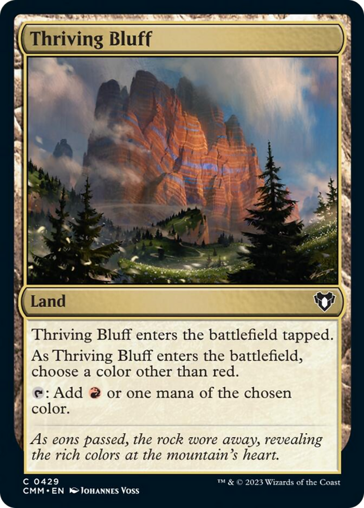 Thriving Bluff [Commander Masters] - The Mythic Store | 24h Order Processing