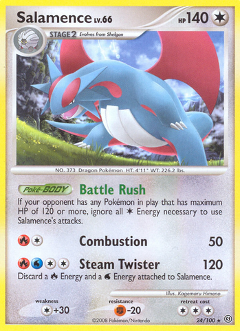 Salamence (24/100) [Diamond & Pearl: Stormfront] - The Mythic Store | 24h Order Processing