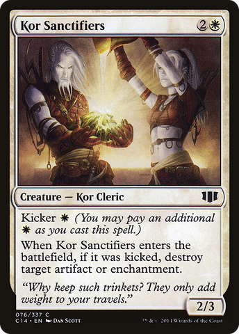 Kor Sanctifiers [Commander 2014] - The Mythic Store | 24h Order Processing