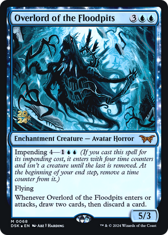 Overlord of the Floodpits [Duskmourn: House of Horror Prerelease Promos] - The Mythic Store | 24h Order Processing