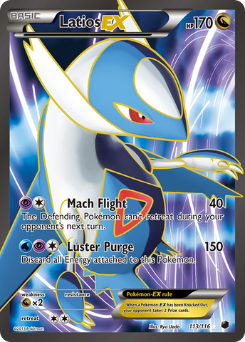 Latios EX (113/116) [Black & White: Plasma Freeze] - The Mythic Store | 24h Order Processing