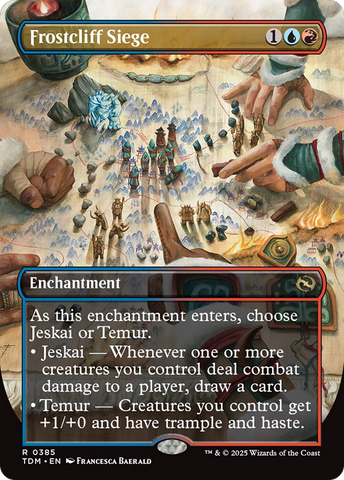 Frostcliff Siege (Borderless) [Tarkir: Dragonstorm] - The Mythic Store | 24h Order Processing