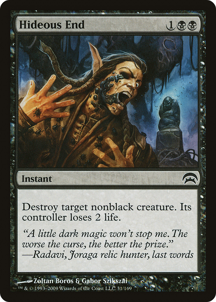 Hideous End [Planechase] - The Mythic Store | 24h Order Processing