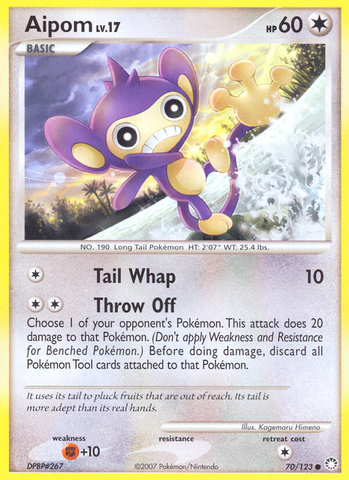 Aipom (70/123) [Diamond & Pearl: Mysterious Treasures] - The Mythic Store | 24h Order Processing