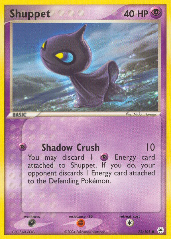 Shuppet (72/101) [EX: Hidden Legends] - The Mythic Store | 24h Order Processing