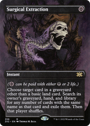 Surgical Extraction (Borderless Alternate Art) [Double Masters 2022] - The Mythic Store | 24h Order Processing