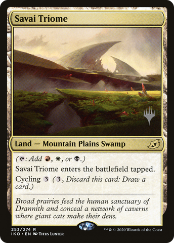 Savai Triome (Promo Pack) [Ikoria: Lair of Behemoths Promos] - The Mythic Store | 24h Order Processing
