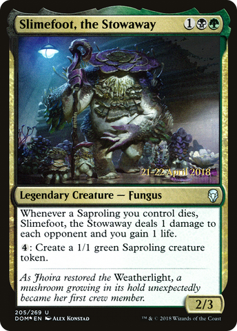 Slimefoot, the Stowaway [Dominaria Prerelease Promos] - The Mythic Store | 24h Order Processing