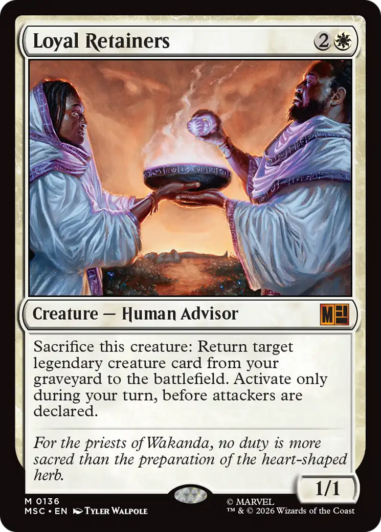 Loyal Retainers (Surge Foil) [Marvel Super Heroes Commander] - The Mythic Store | 24h Order Processing