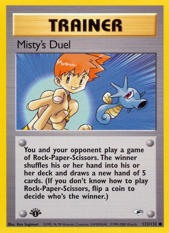 Misty's Duel (123/132) [Gym Heroes 1st Edition] - The Mythic Store | 24h Order Processing