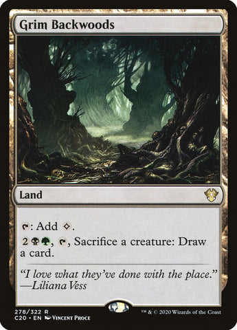 Grim Backwoods [Commander 2020] - The Mythic Store | 24h Order Processing