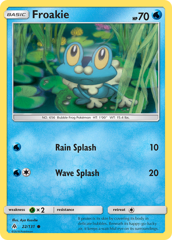 Froakie (22/131) [Sun & Moon: Forbidden Light] - The Mythic Store | 24h Order Processing