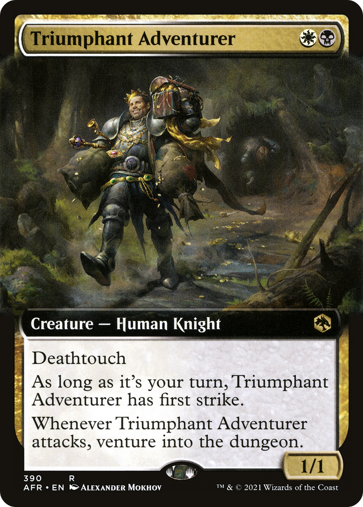 Triumphant Adventurer (Extended Art) [Dungeons & Dragons: Adventures in the Forgotten Realms] - The Mythic Store | 24h Order Processing