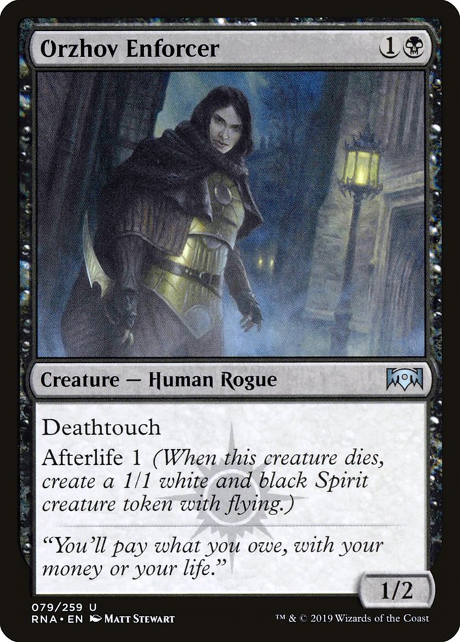 Orzhov Enforcer [Ravnica Allegiance] - The Mythic Store | 24h Order Processing