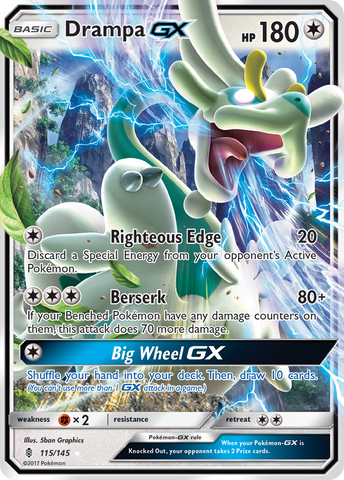Drampa GX (115/145) [Sun & Moon: Guardians Rising] - The Mythic Store | 24h Order Processing