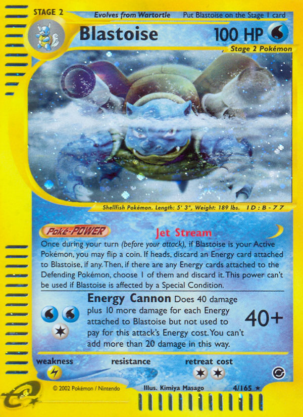 Blastoise (4/165) [Expedition: Base Set] - The Mythic Store | 24h Order Processing