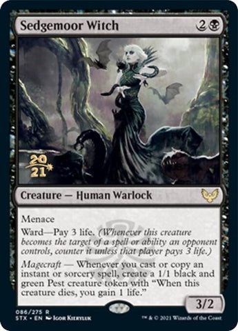 Sedgemoor Witch [Strixhaven: School of Mages Prerelease Promos] - The Mythic Store | 24h Order Processing