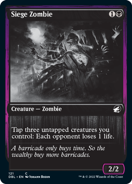 Siege Zombie [Innistrad: Double Feature] - The Mythic Store | 24h Order Processing
