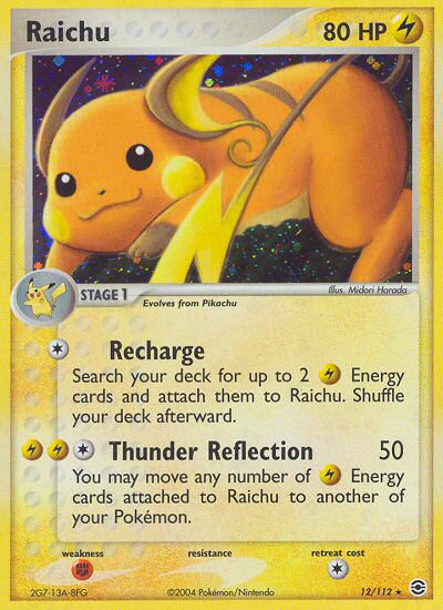 Raichu (12/112) [EX: FireRed & LeafGreen] - The Mythic Store | 24h Order Processing