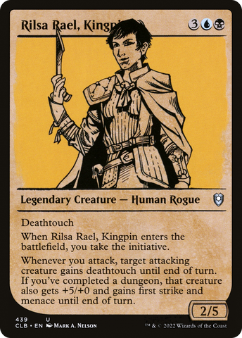 Rilsa Rael, Kingpin (Showcase) [Commander Legends: Battle for Baldur's Gate] - The Mythic Store | 24h Order Processing