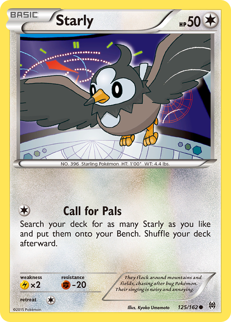Starly (125/162) [XY: BREAKthrough] - The Mythic Store | 24h Order Processing