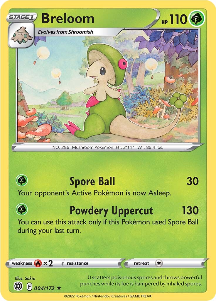 Breloom (004/172) [Sword & Shield: Brilliant Stars] - The Mythic Store | 24h Order Processing