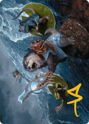 Valley Floodcaller Art Card (Gold-Stamped Signature) [Bloomburrow Art Series] - The Mythic Store | 24h Order Processing