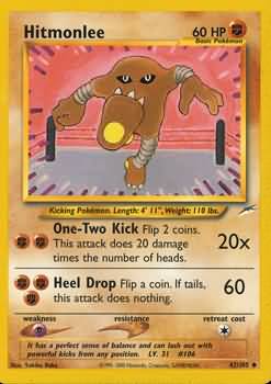 Hitmonlee (42/105) [Neo Destiny Unlimited] - The Mythic Store | 24h Order Processing