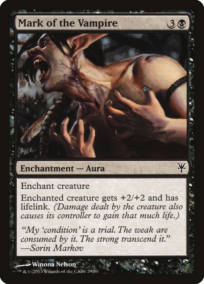 Mark of the Vampire [Duel Decks: Sorin vs. Tibalt] - The Mythic Store | 24h Order Processing
