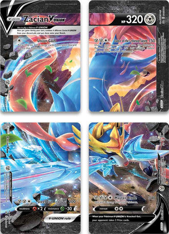 Zacian V-Union (Set of 4) [Sword & Shield: Black Star Promos] - The Mythic Store | 24h Order Processing