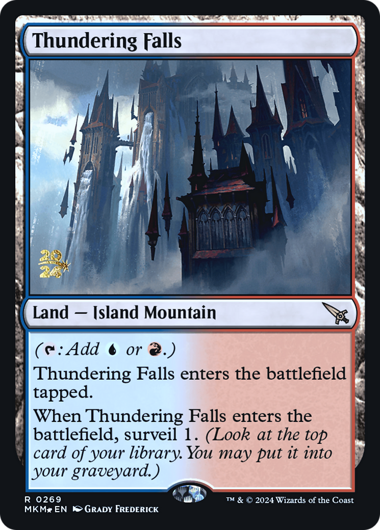 Thundering Falls [Murders at Karlov Manor Prerelease Promos] - The Mythic Store | 24h Order Processing