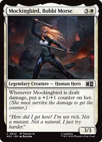 Mockingbird, Bobbi Morse (0842) [Marvel Super Heroes Commander] - The Mythic Store | 24h Order Processing