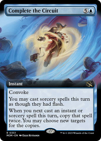 Complete the Circuit (Extended Art) [March of the Machine] - The Mythic Store | 24h Order Processing