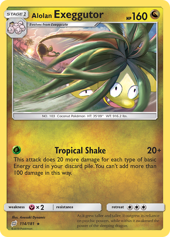 Alolan Exeggutor (114/181) [Sun & Moon: Team Up] - The Mythic Store | 24h Order Processing
