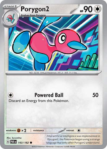 Porygon2 (143/182) [Scarlet & Violet: Paradox Rift] - The Mythic Store | 24h Order Processing