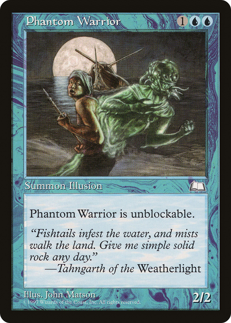Phantom Warrior [Weatherlight] - The Mythic Store | 24h Order Processing