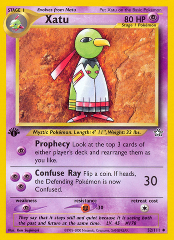Xatu (52/111) [Neo Genesis 1st Edition] - The Mythic Store | 24h Order Processing