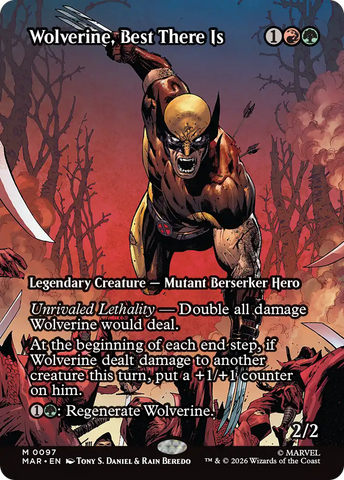 Wolverine, Best There Is (Borderless) [Marvel Universe: Eternal-Legal] - The Mythic Store | 24h Order Processing