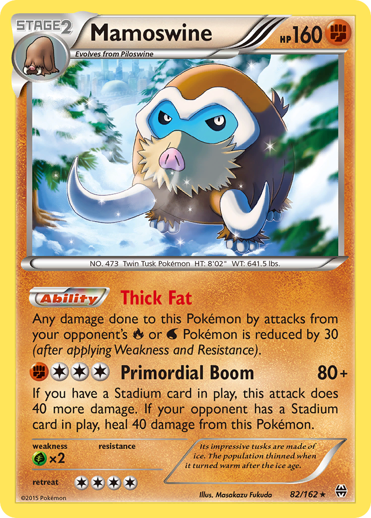 Mamoswine (82/162) [XY: BREAKthrough] - The Mythic Store | 24h Order Processing
