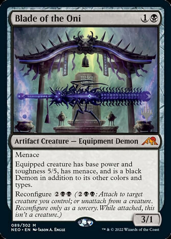 Blade of the Oni (Promo Pack) [Kamigawa: Neon Dynasty Promos] - The Mythic Store | 24h Order Processing