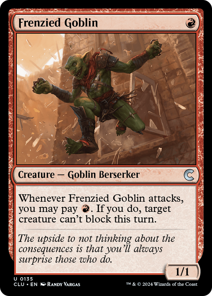 Frenzied Goblin [Ravnica: Clue Edition] - The Mythic Store | 24h Order Processing