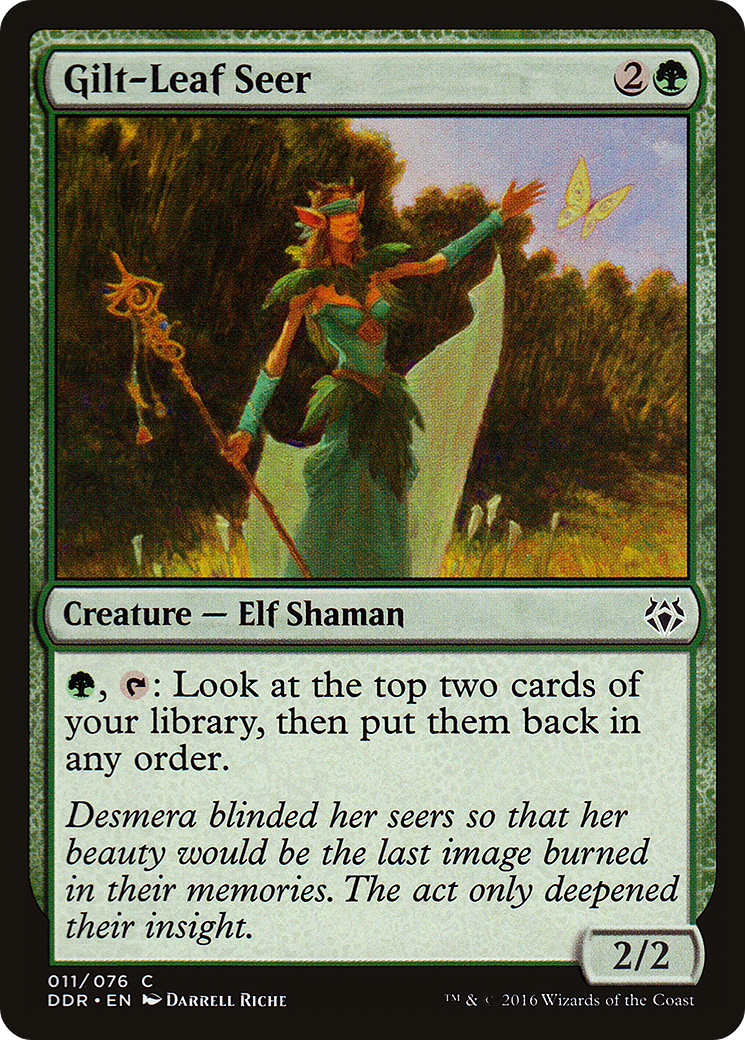 Gilt-Leaf Seer [Duel Decks: Nissa vs. Ob Nixilis] - The Mythic Store | 24h Order Processing