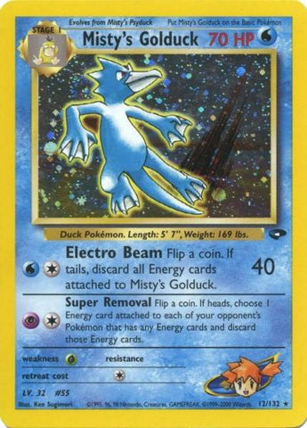 Misty's Golduck (12/132) [Gym Challenge Unlimited] - The Mythic Store | 24h Order Processing