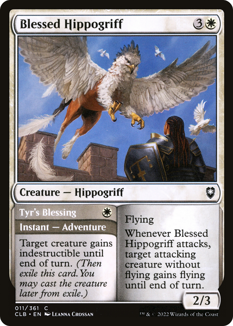 Blessed Hippogriff // Tyr's Blessing [Commander Legends: Battle for Baldur's Gate] - The Mythic Store | 24h Order Processing