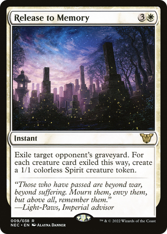 Release to Memory [Kamigawa: Neon Dynasty Commander] - The Mythic Store | 24h Order Processing