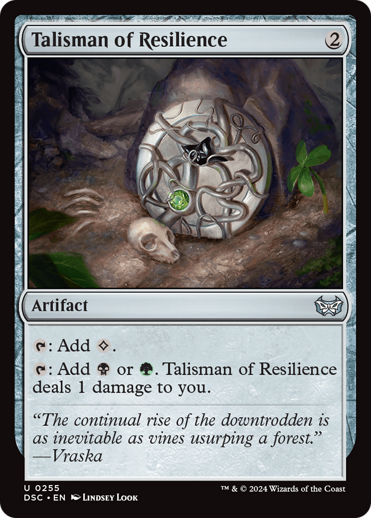 Talisman of Resilience [Duskmourn: House of Horror Commander] - The Mythic Store | 24h Order Processing