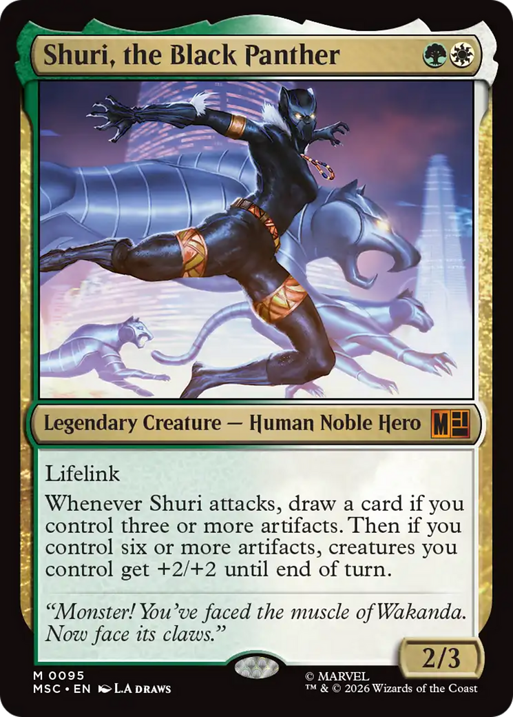 Shuri, the Black Panther (Surge Foil) [Marvel Super Heroes Commander] - The Mythic Store | 24h Order Processing