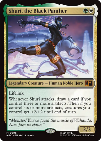 Shuri, the Black Panther (Surge Foil) [Marvel Super Heroes Commander] - The Mythic Store | 24h Order Processing
