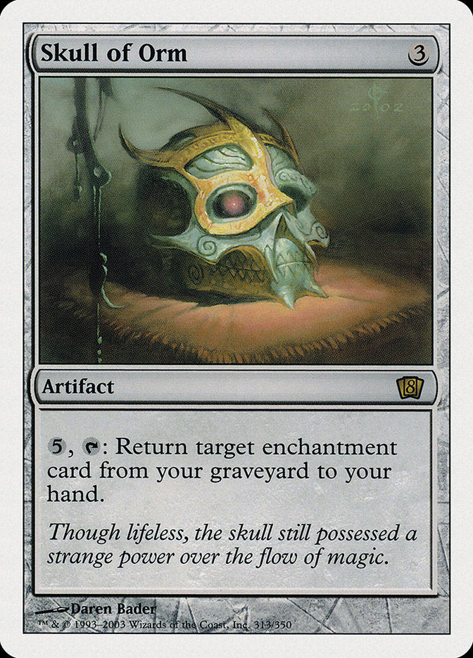 Skull of Orm (8th Edition) [Oversize Cards] - The Mythic Store | 24h Order Processing